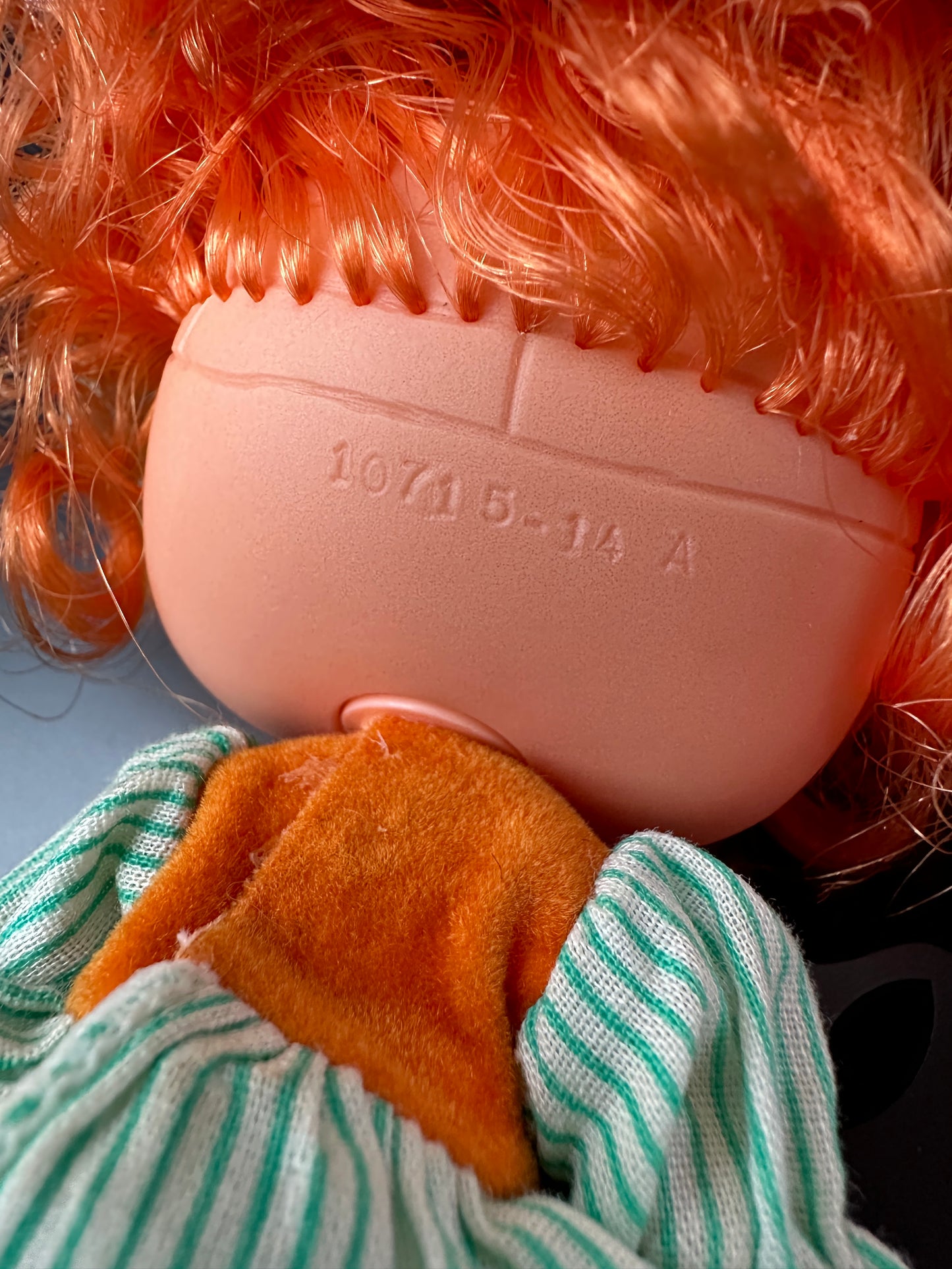 1980s Estrela Coleção Moranguinho Strawberry Shortcake Little Orange "Knot of Ribbon" Doll