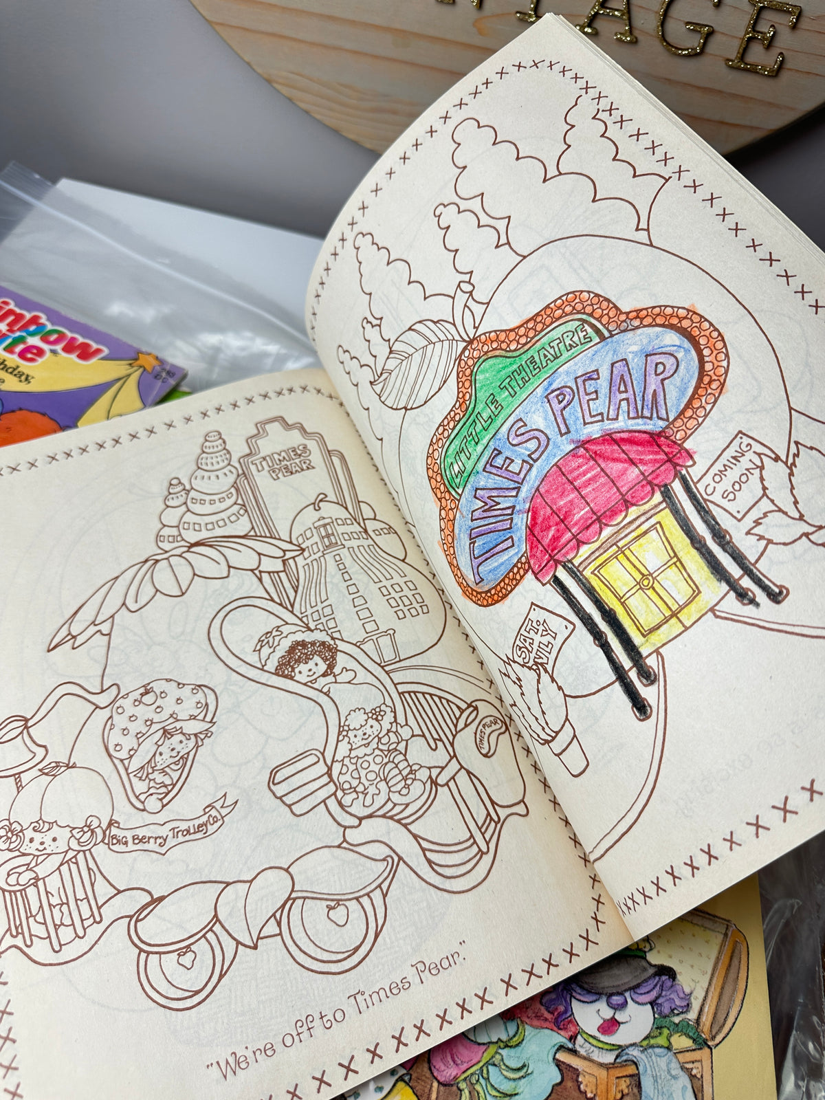 1980s AGC Strawberry Shortcake Coloring Book [Used]