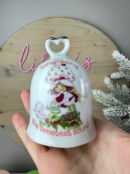 1980s Strawberry Shortcake Designer's Collection Fine Porcelain Bell
