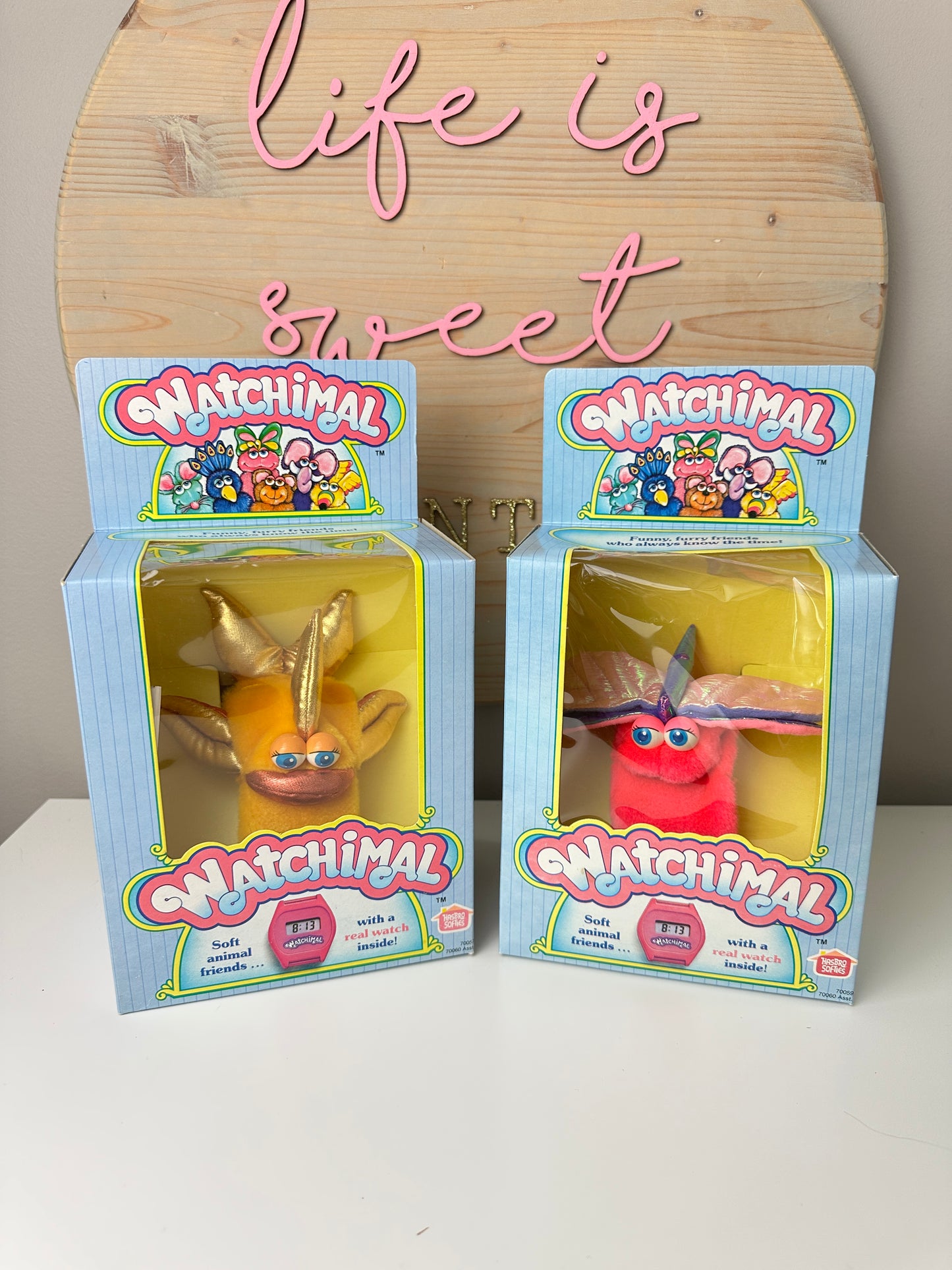 1980s Hasbro Softies Watchimals  NRFB MIB (Sold Separately)
