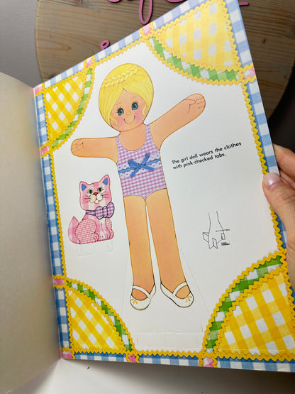 1983 Golden My Very First Paperdoll Book Unused