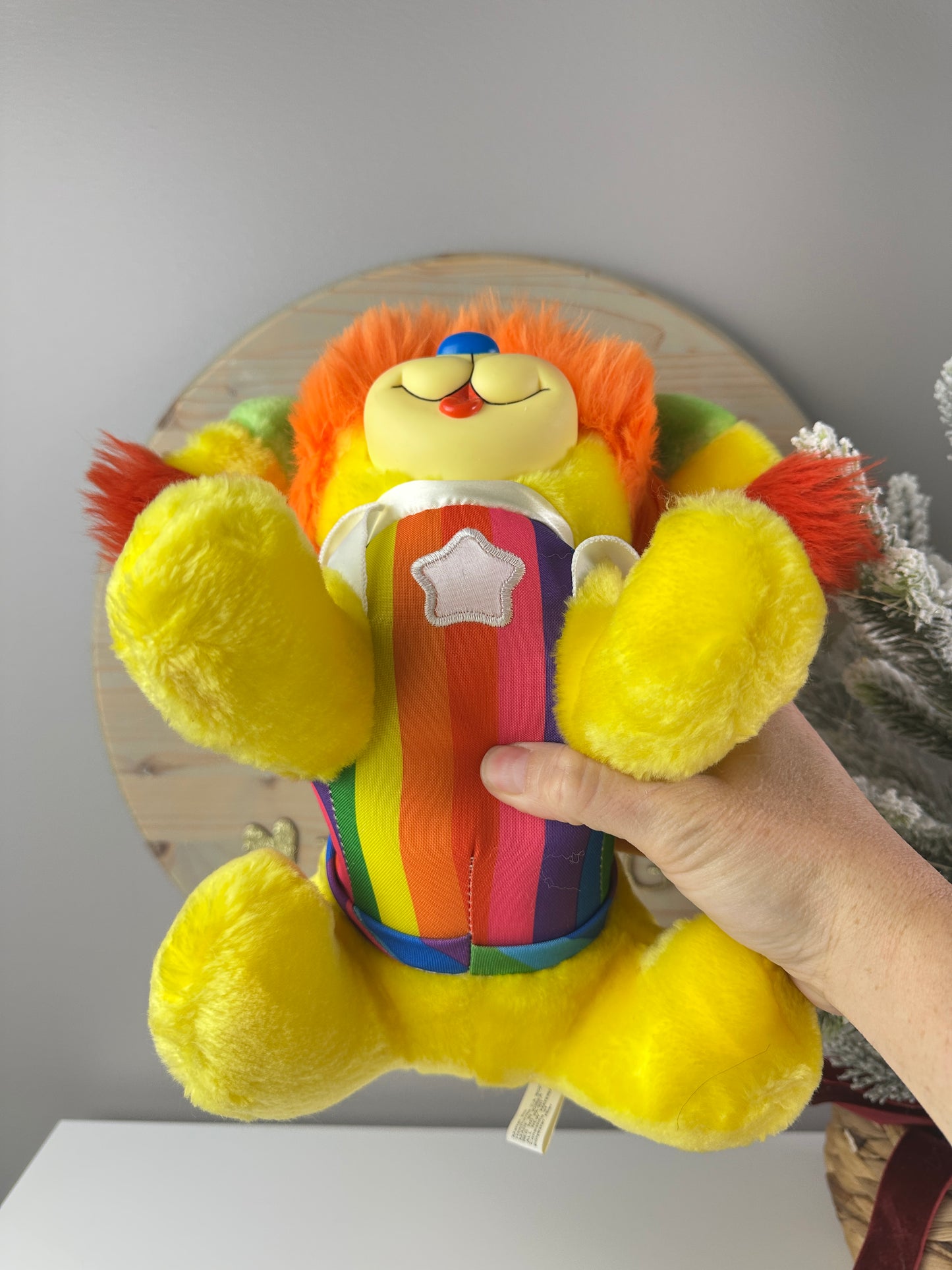 1983 Mattel Rainbow Brite Puppy Brite Plush Dog