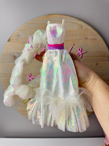 1983 Crystal Barbie Dress and Boa