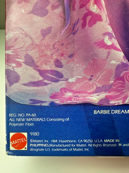 1984 Mattel Dreamtime Barbie with B.B. Bear NRFB Sealed