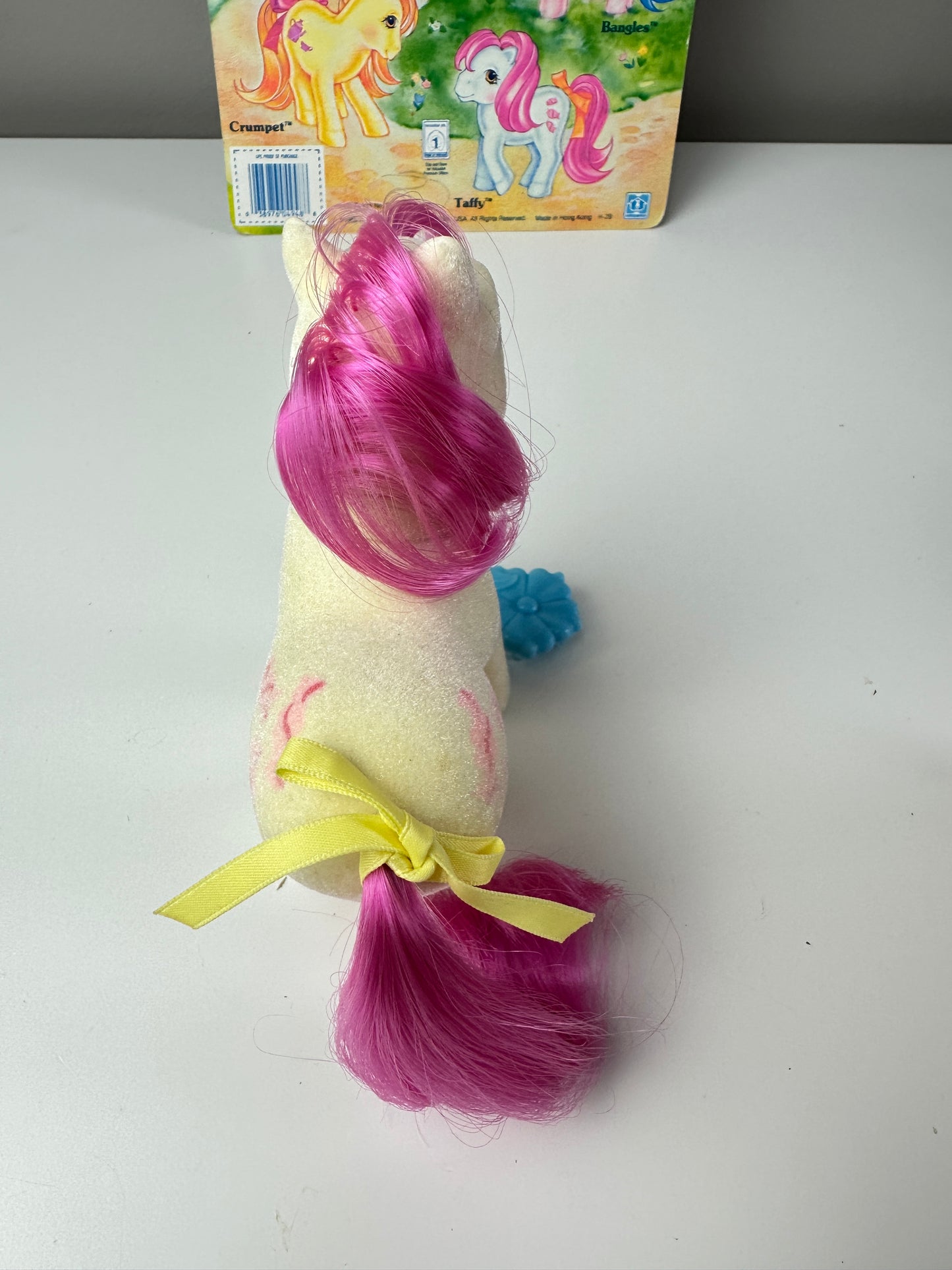 1980s Hasbro My Little Pony So Soft Taffy with Accessories + Back Card