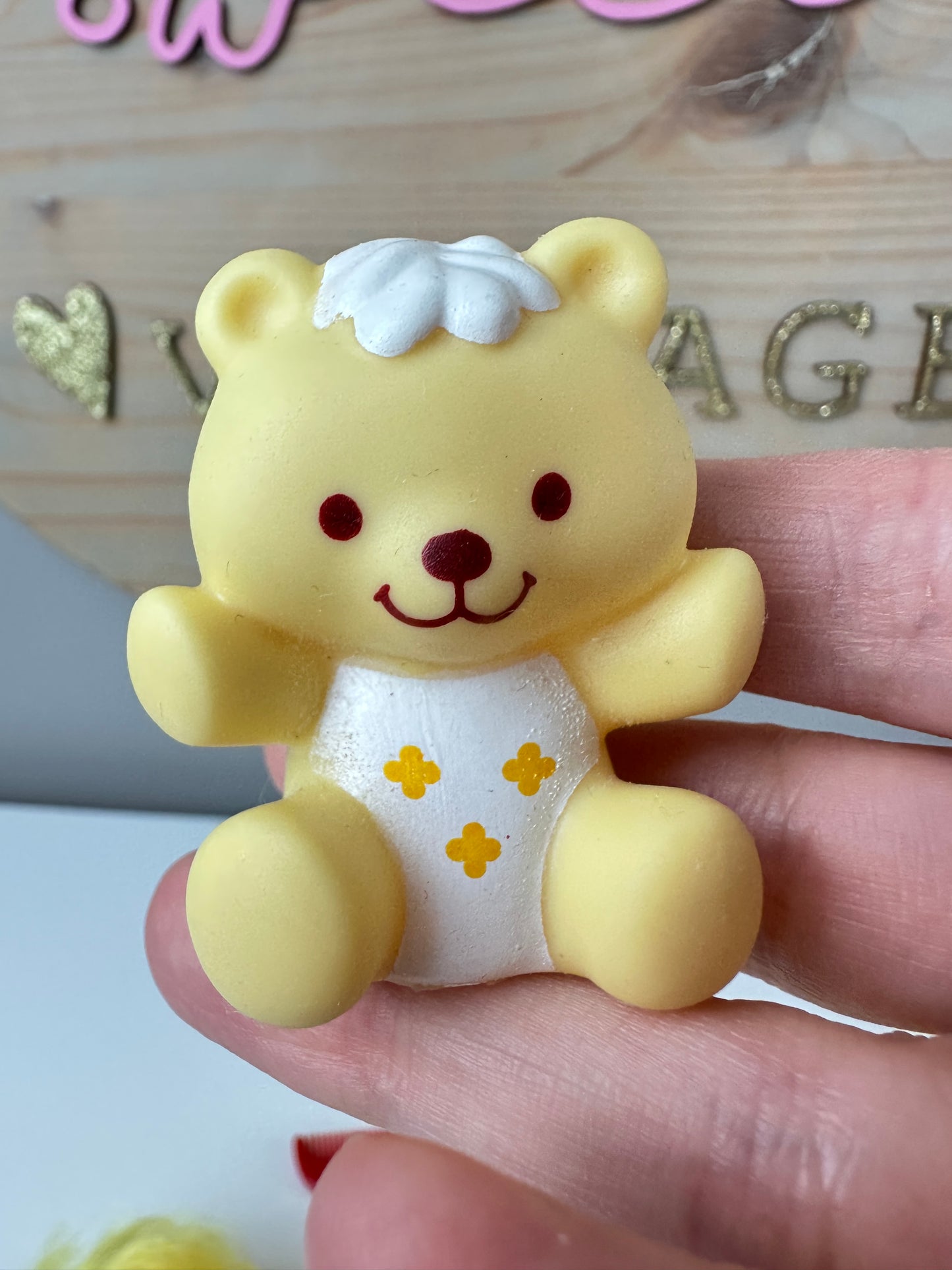 1982 Kenner Strawberry Shortcake Butter Cookie with Jelly Bear Doll