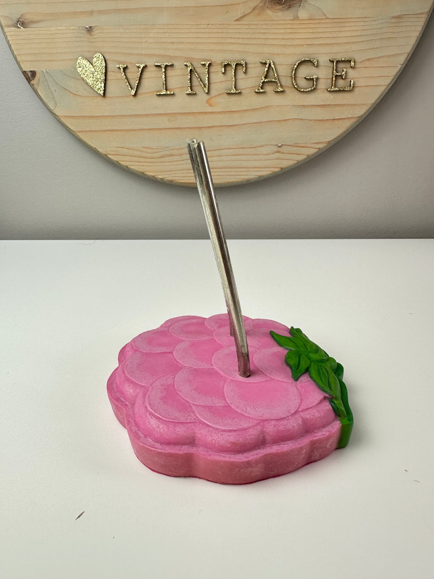2005 Danbury Mint Raspberry Tart Porcelain Doll Stand