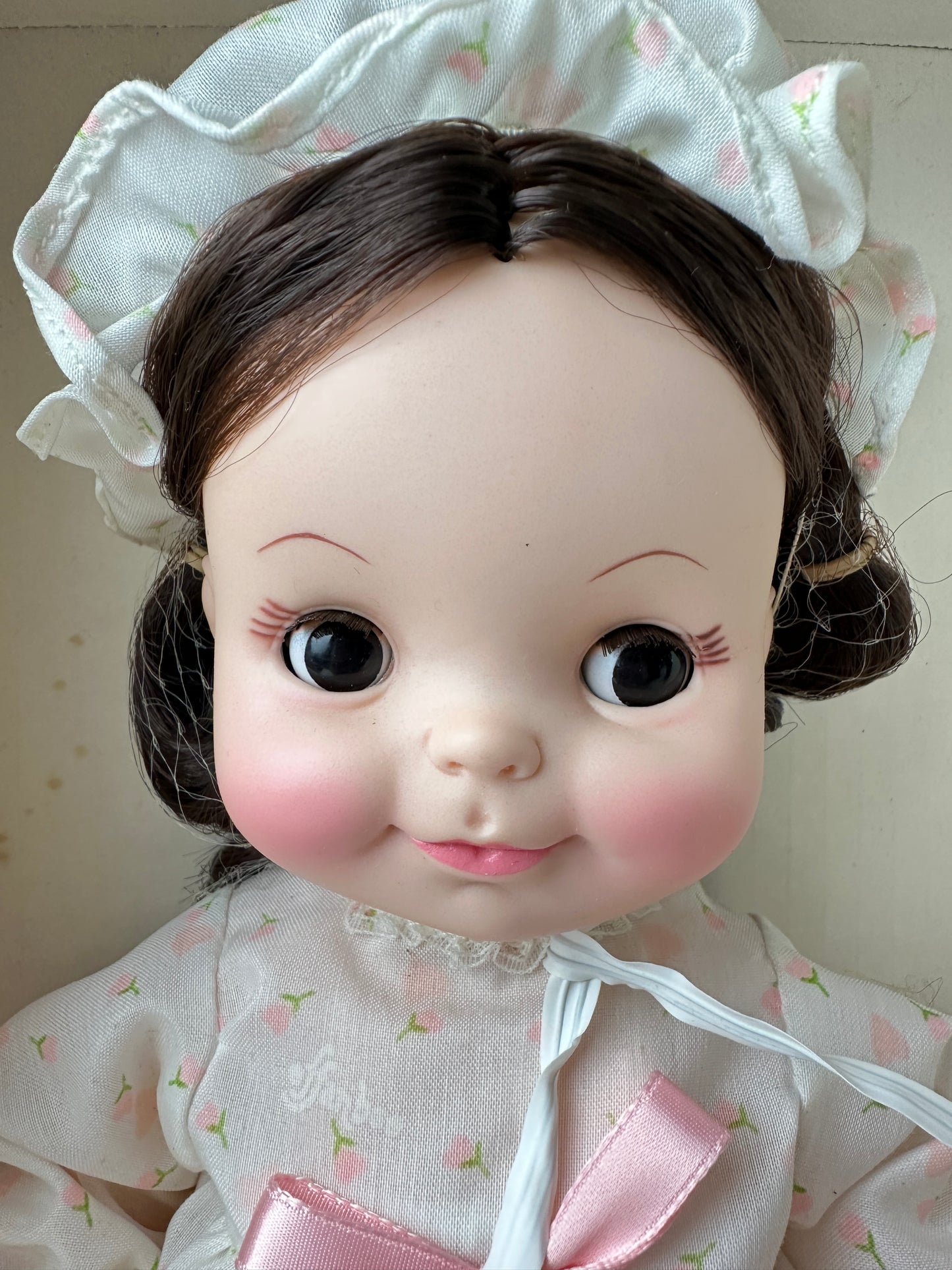 1966 Effanbee Half Pint Brunette Sleepy Eyed Doll in Gown MIB