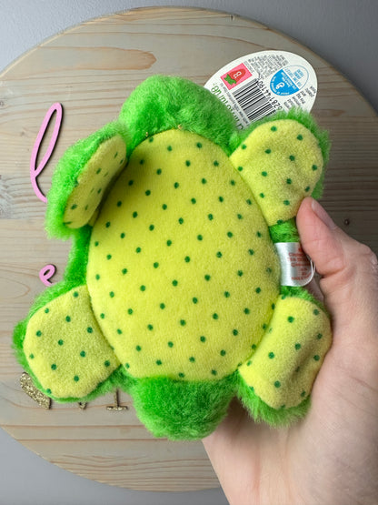 1982 Kenner Strawberry Shortcake Tea Time Turtle Plush with Tag *Berry Vault*