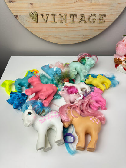 1980s Hasbro G1 My Little Pony Lot