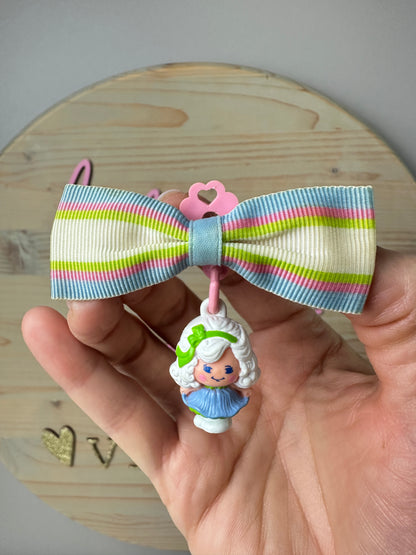 1980s Hasbro Charmkins Morning Glory with Bow Tie Clip