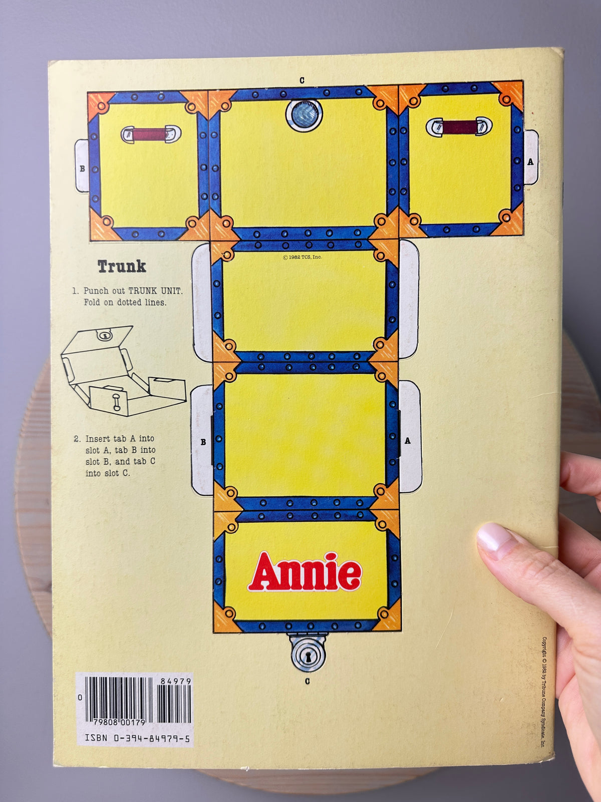 1983 Happy House Annie Paperdoll Book Unused