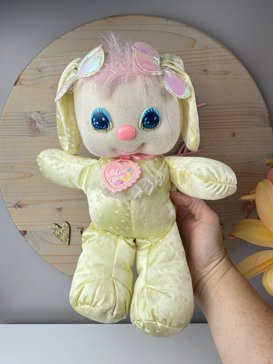 1989 Mattel PJ Sparkles Yellow Bunny