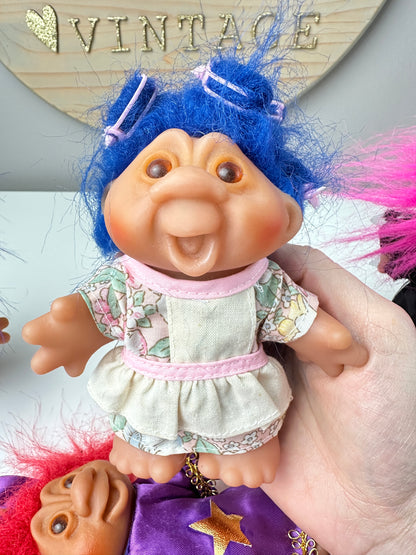 Vintage Troll Lot of Six - Dam/Norfin and Ace Novelty