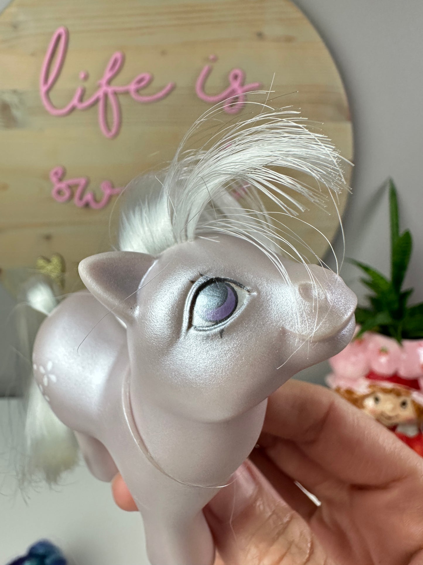 1980s Hasbro G1 My Little Pony Pearlized Baby Blossom [Mail-In]