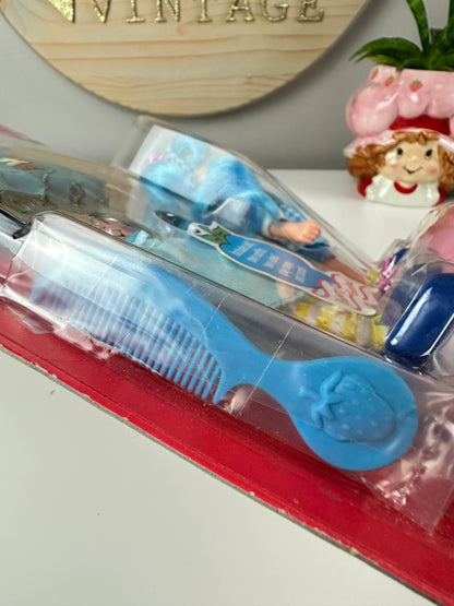 1991 THQ Strawberry Shortcake Blueberry Muffin Berry Neat Eats Doll MOC