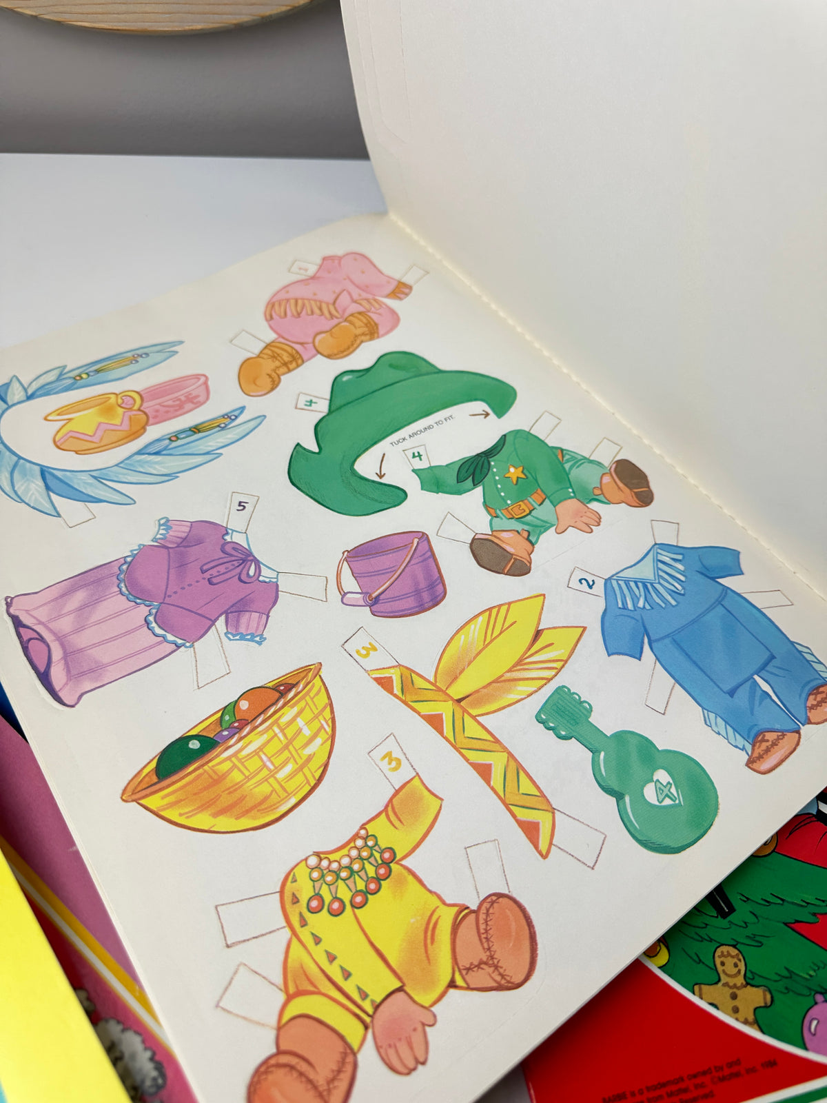 1980s Golden Quints Paperdoll Book Unused