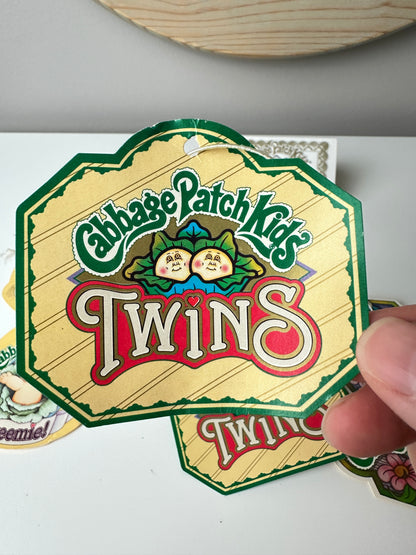 1980s Coleco Cabbage Patch Kid Hang Tags [Sold Separately]