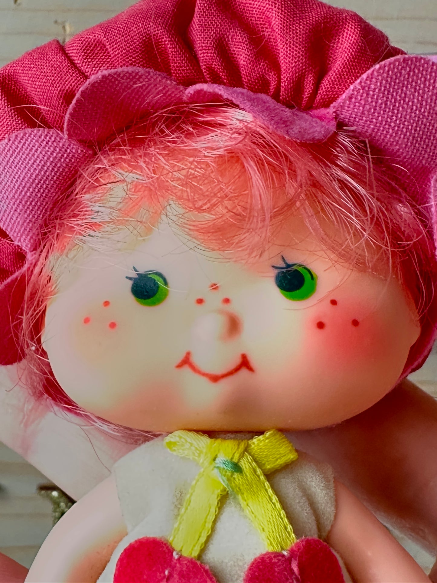 1982 Kenner Strawberry Shortcake Cherry Cuddler with Gooseberry Doll