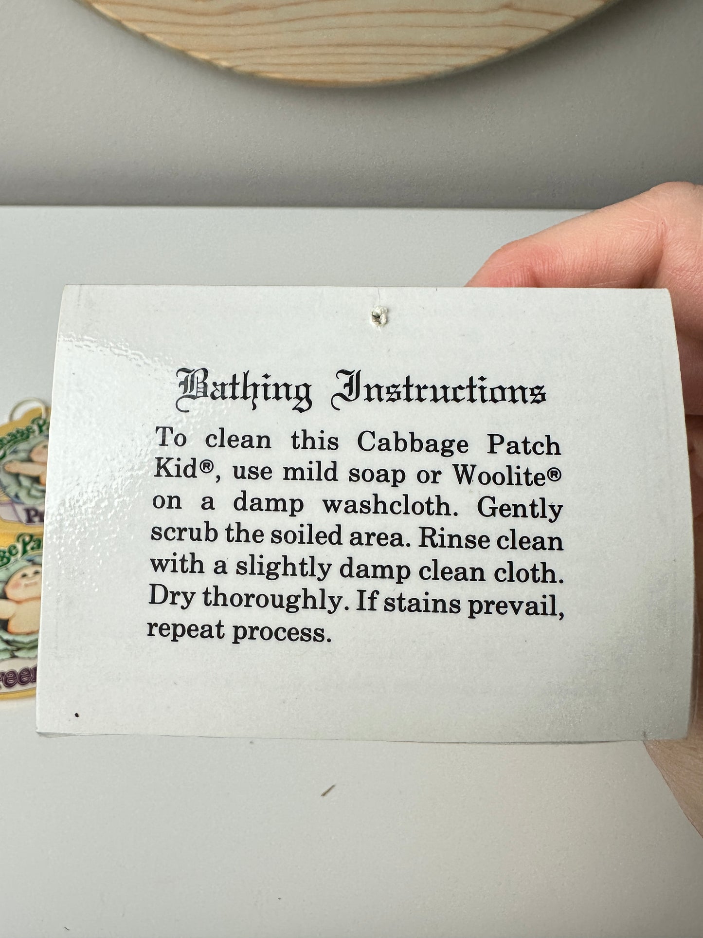 1980s Coleco Cabbage Patch Kid Hang Tags [Sold Separately]