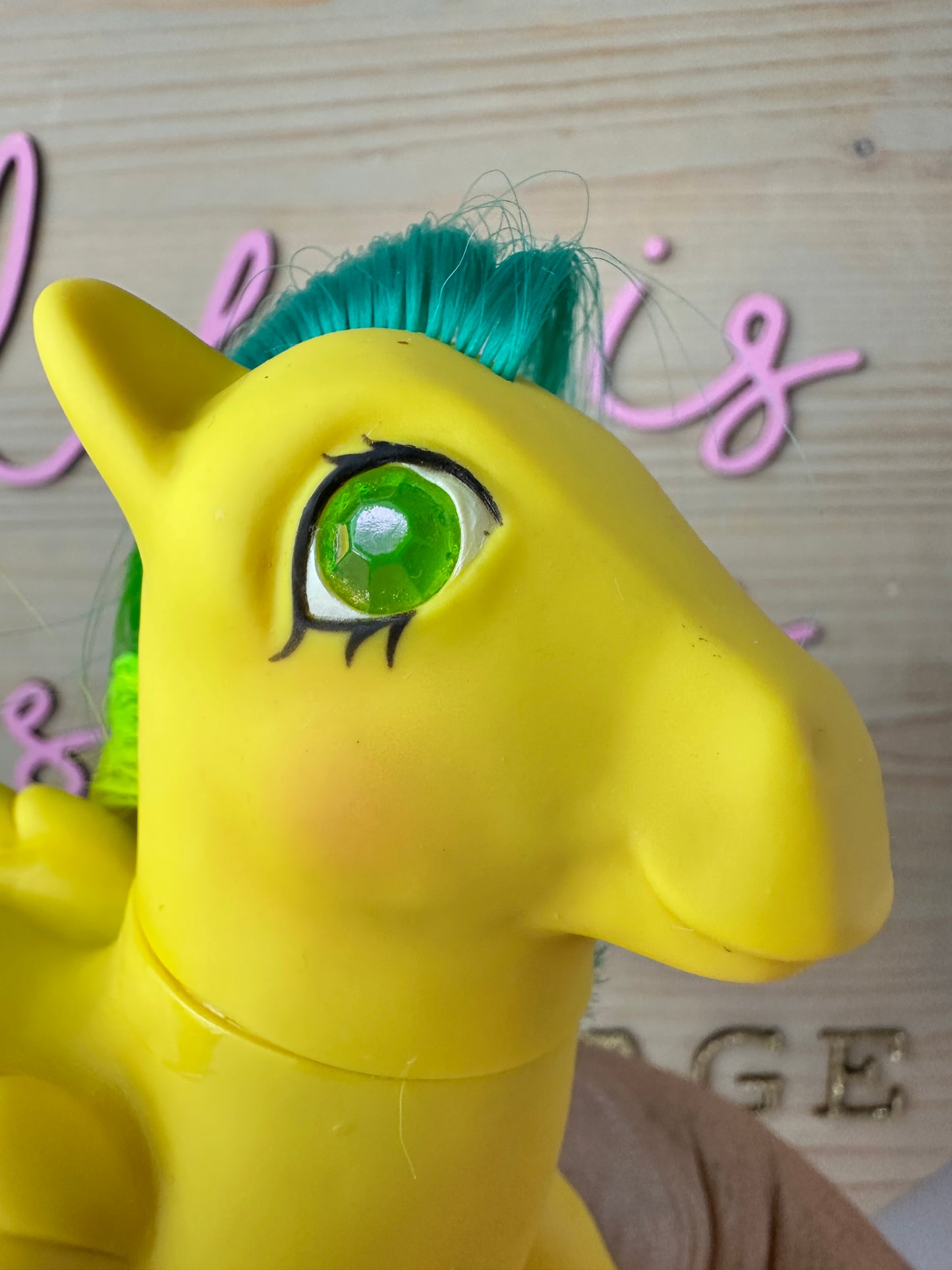 1980s Hasbro My Little Pony Twinkle Eye Masquerade with Ribbon