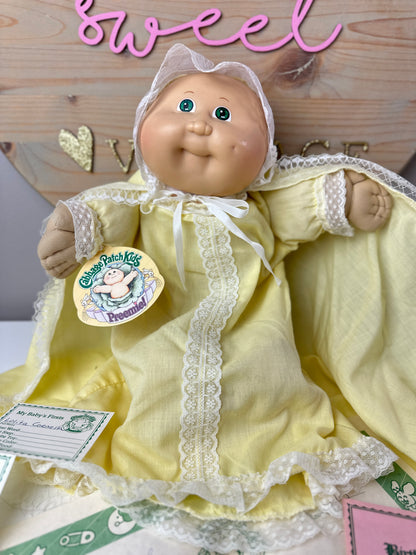 1980s Coleco Cabbage Patch Preemie Girl & Paperwork [Lolita Cornelia]
