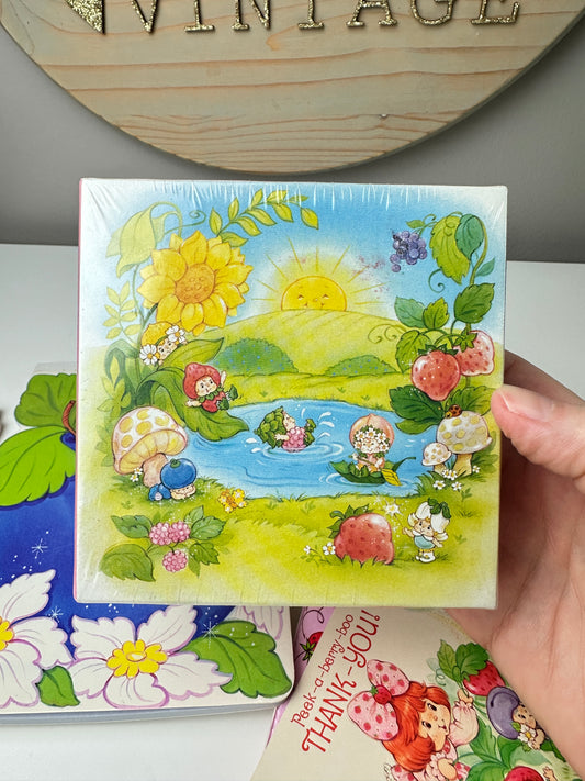1985 Kenner Strawberry Shortcake Berrykin Puzzle Sealed