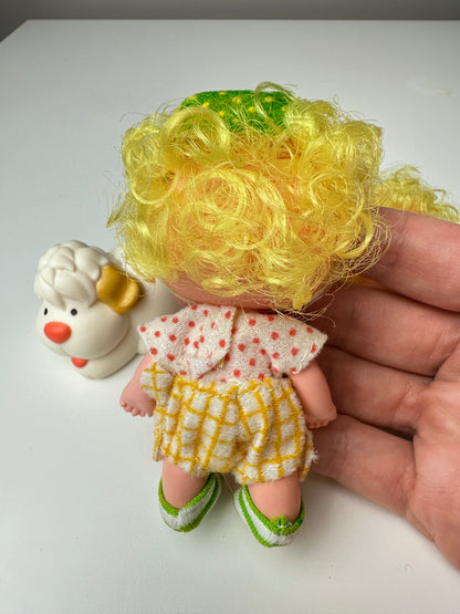 1983 Kenner Strawberry Shortcake Lem and Ada with Sugarwoofer Dolls