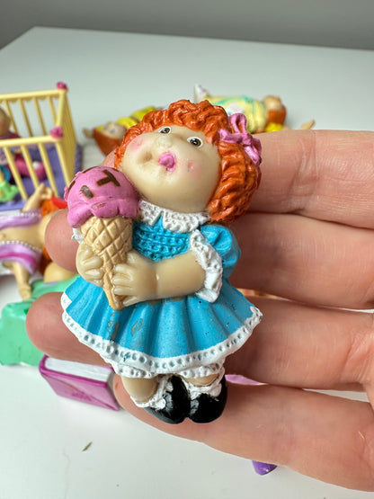 1980s Cabbage Patch Kids Miniatures Mini PVC Figures [Sold Separately]