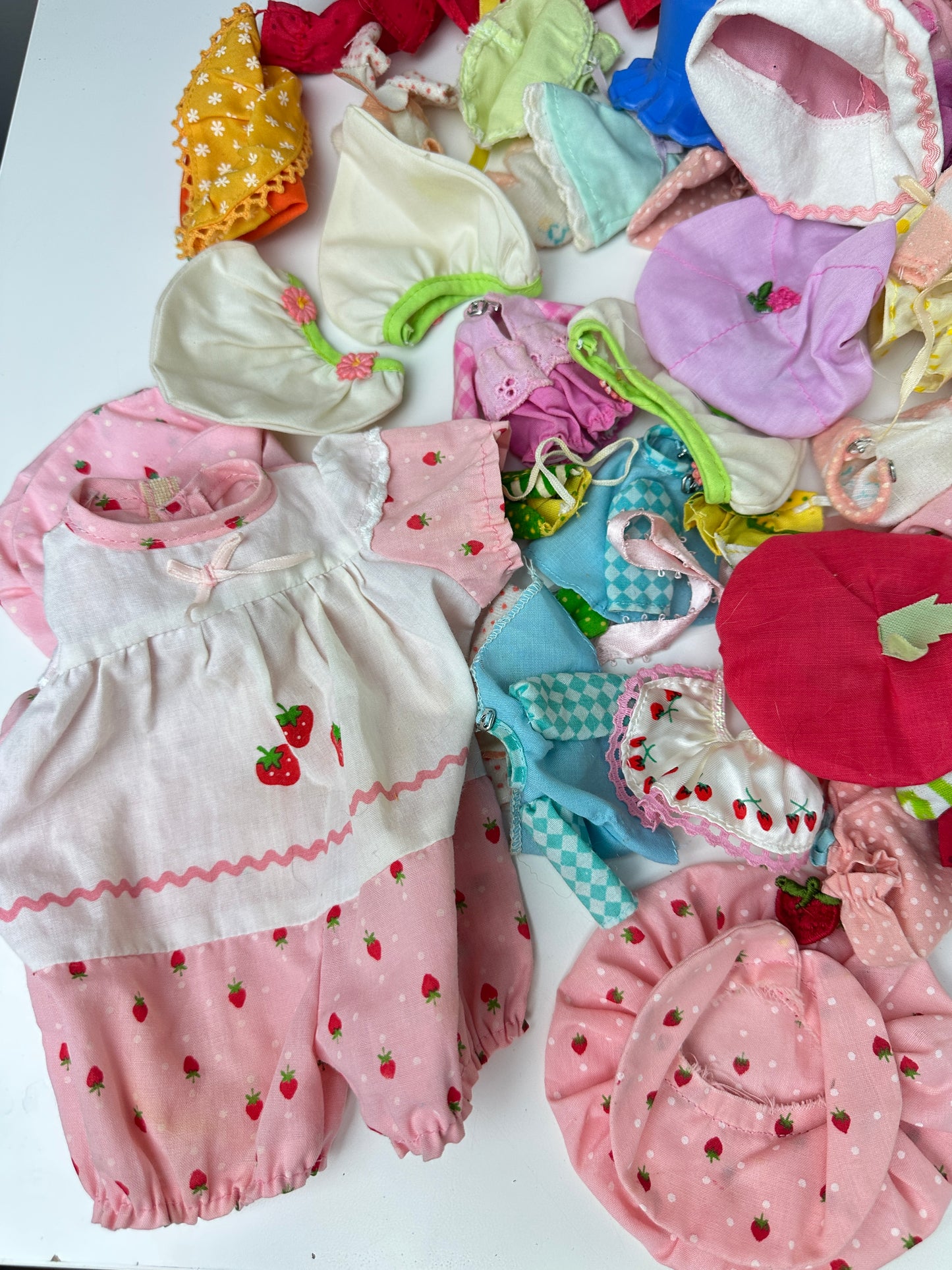 1980-1983 Kenner Strawberry Shortcake Doll Clothes Lot [70+ pieces]