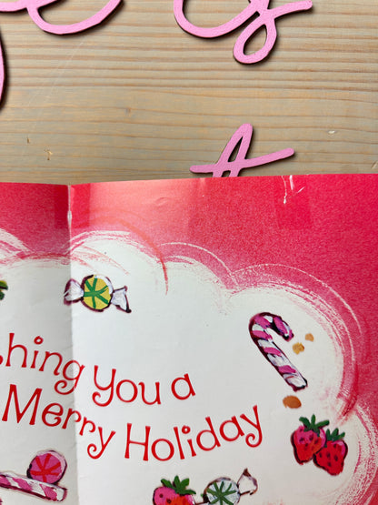 1980s Weekly Reader Strawberry Shortcake Holiday Poster