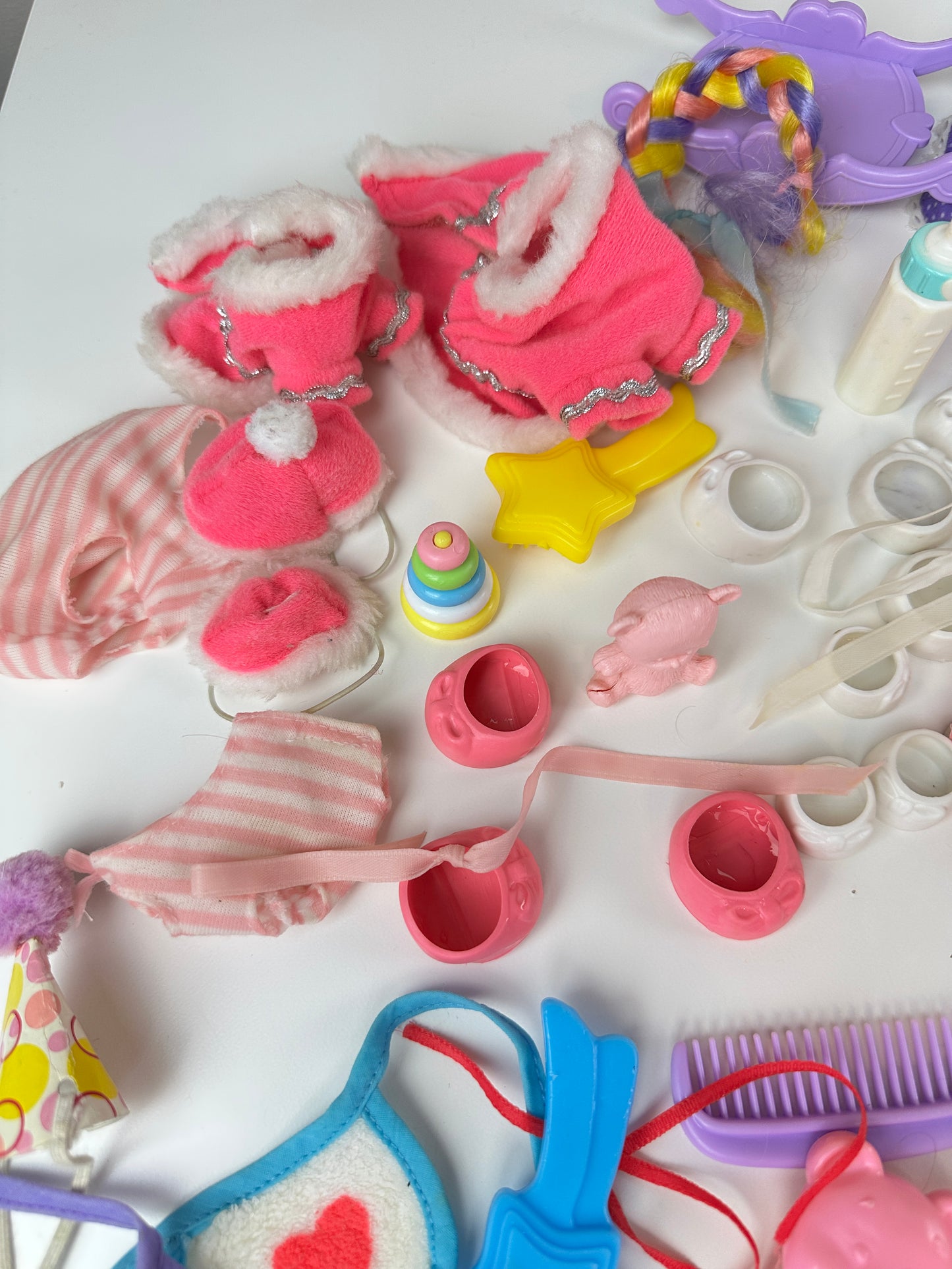 1980s Hasbro My Little Pony G1 Accessories Lot with Baby Glory