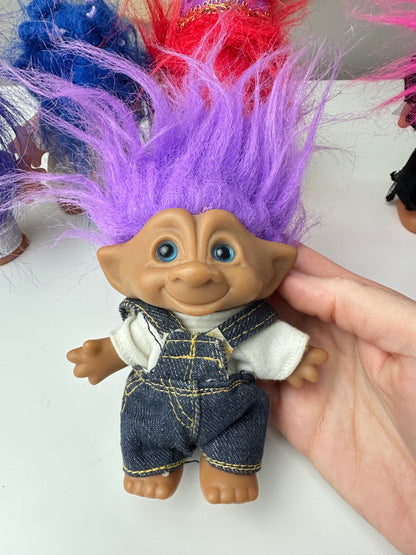 Vintage Troll Lot of Six - Dam/Norfin and Ace Novelty