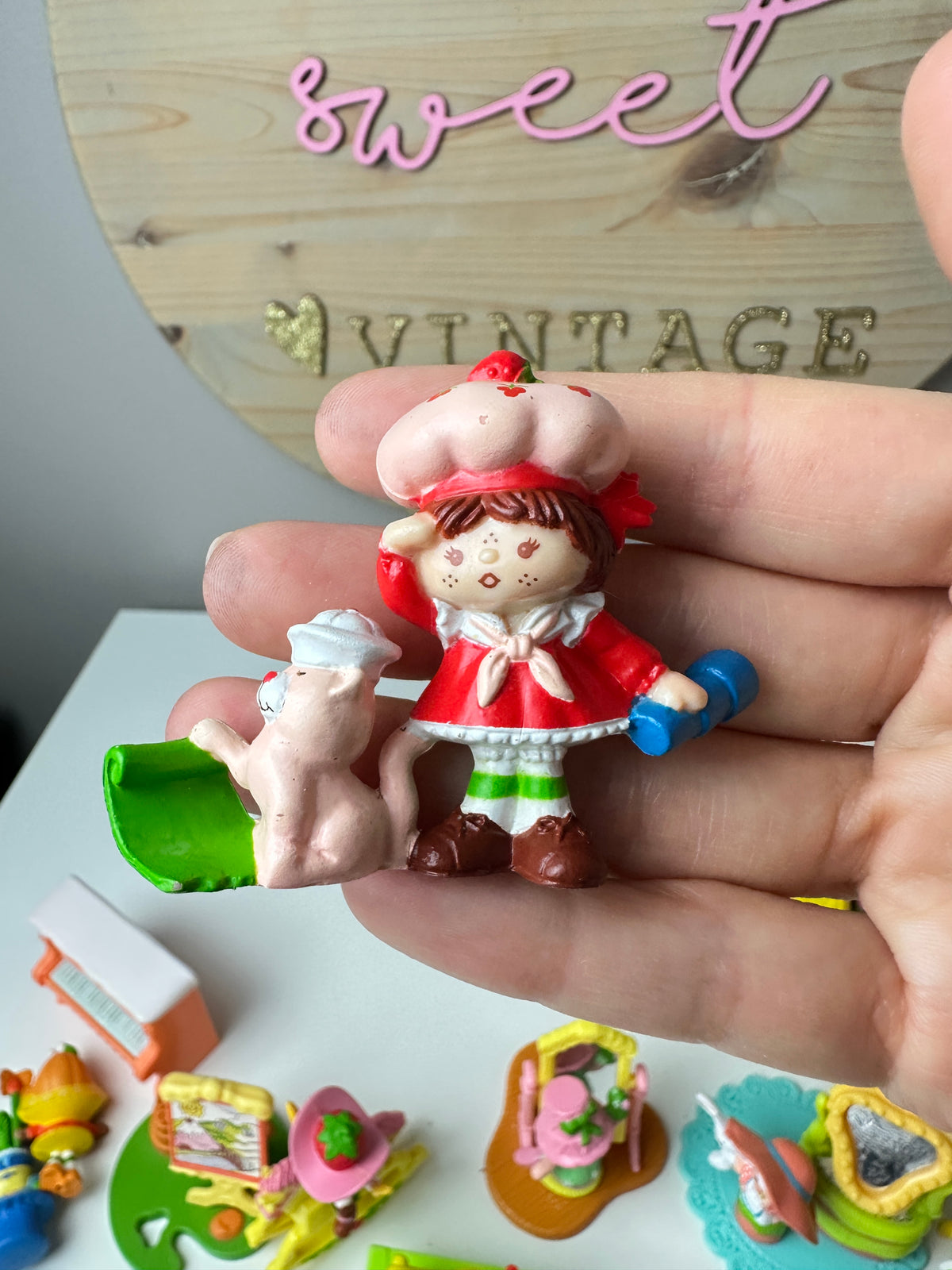 1983 Kenner Strawberry Shortcake Deluxe Miniature Sets [Sold Separately] *Berry Vault^
