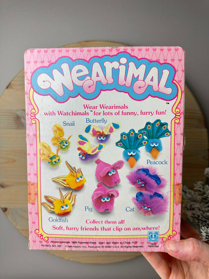 1986 Hasbro Wearimals Butterflies MIB