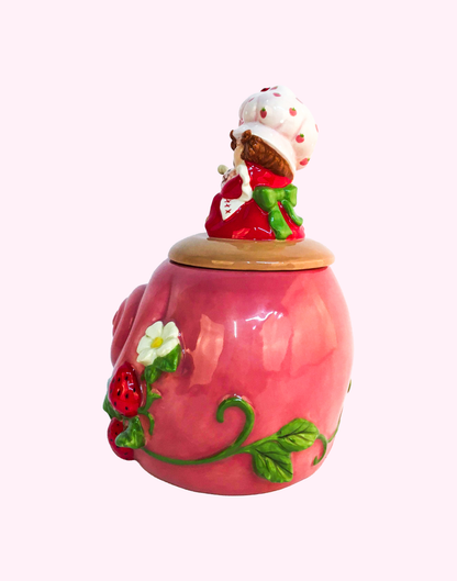Strawberry Shortcake Berry Snail Cookie Jar