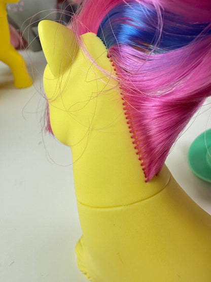 1980s Hasbro My Little Pony Big Brother Tex with Accessories