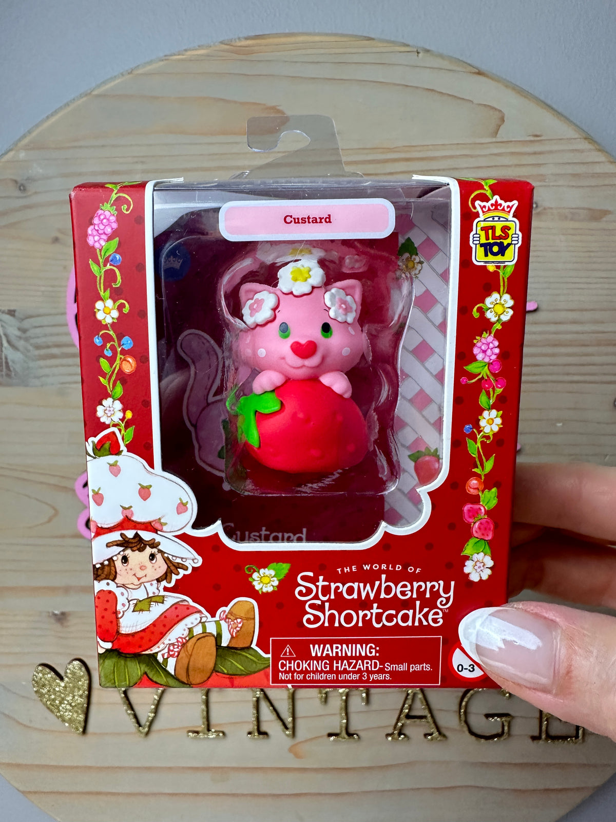 2025 TLS Cheebee Strawberry Shortcake Custard Spring Miniature MIB