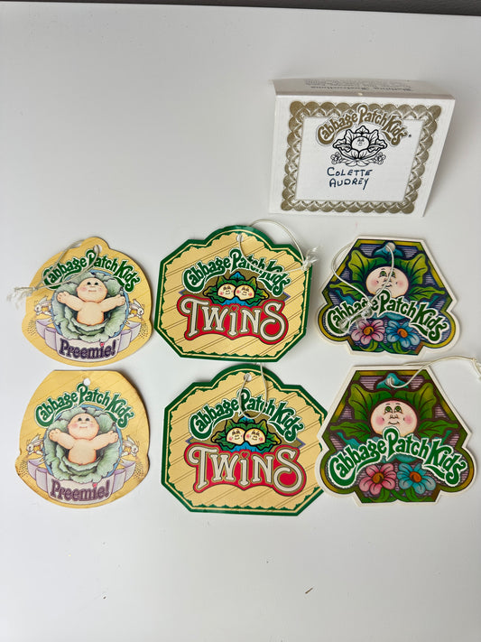 1980s Coleco Cabbage Patch Kid Hang Tags [Sold Separately]