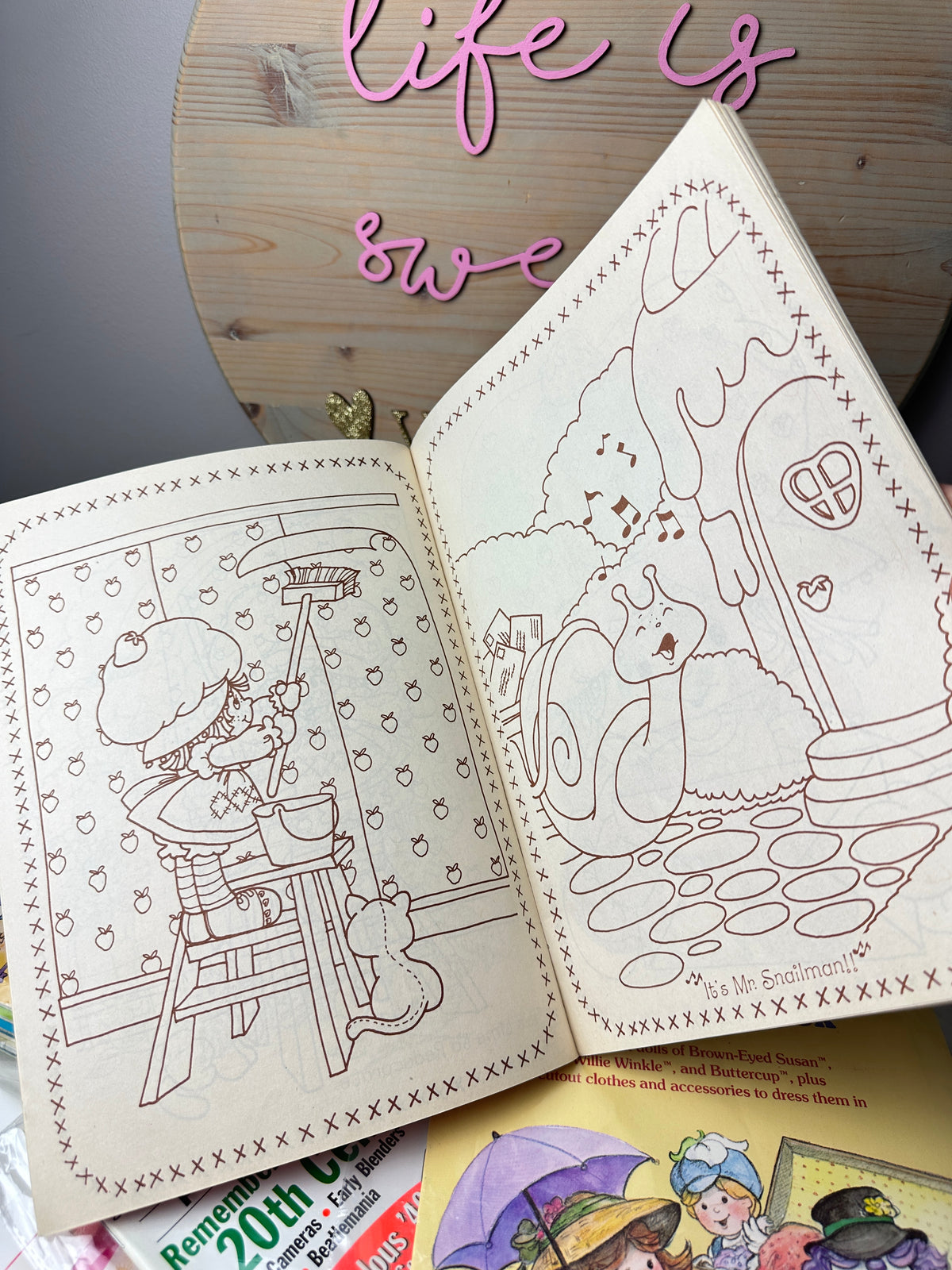 1980s AGC Strawberry Shortcake Coloring Book [Used]