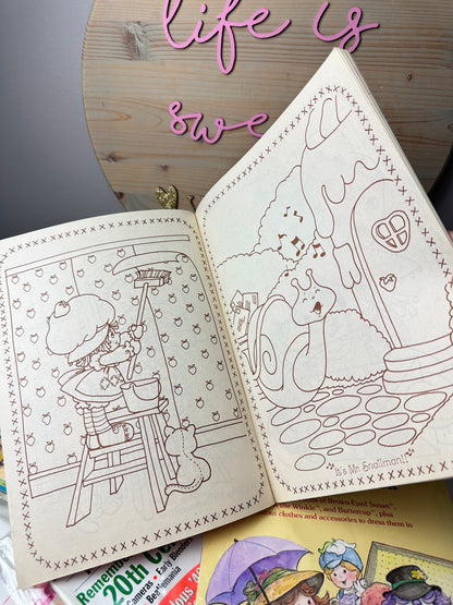 1980s AGC Strawberry Shortcake Coloring Book [Used]