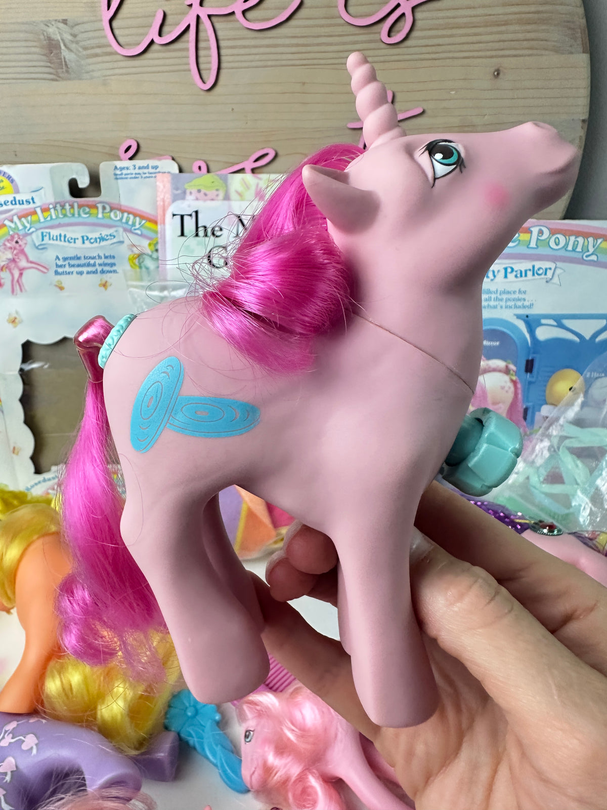 1980s G1 My Little Pony Lot with Accessories & Guide *Berry Vault*