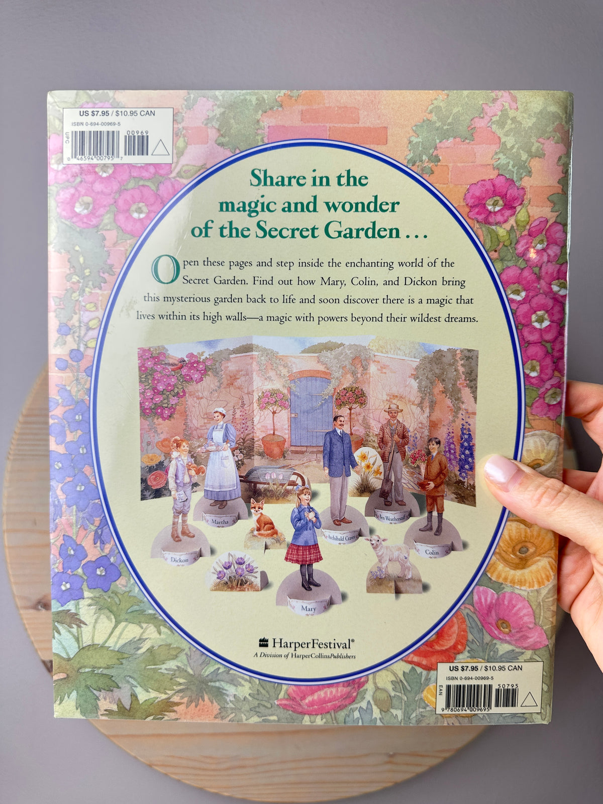 1990s Harper Festival The Secret Garden Paperdoll Book Sealed Unused
