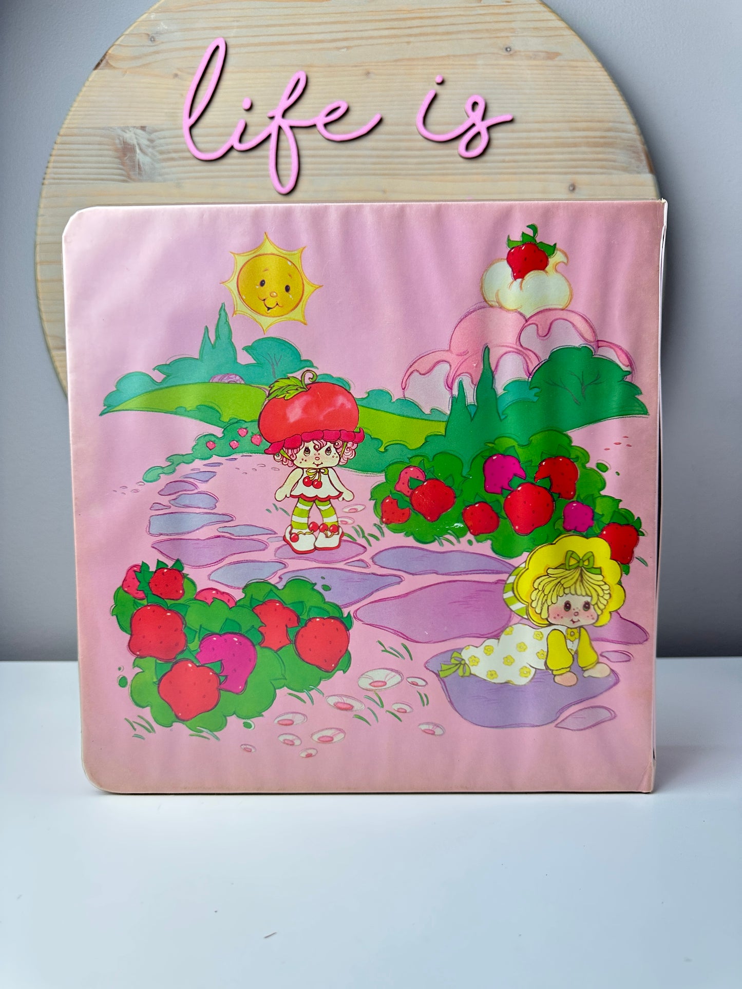 1984 Kenner Strawberry Shortcake Storybook Carry Case *Berry Vault*