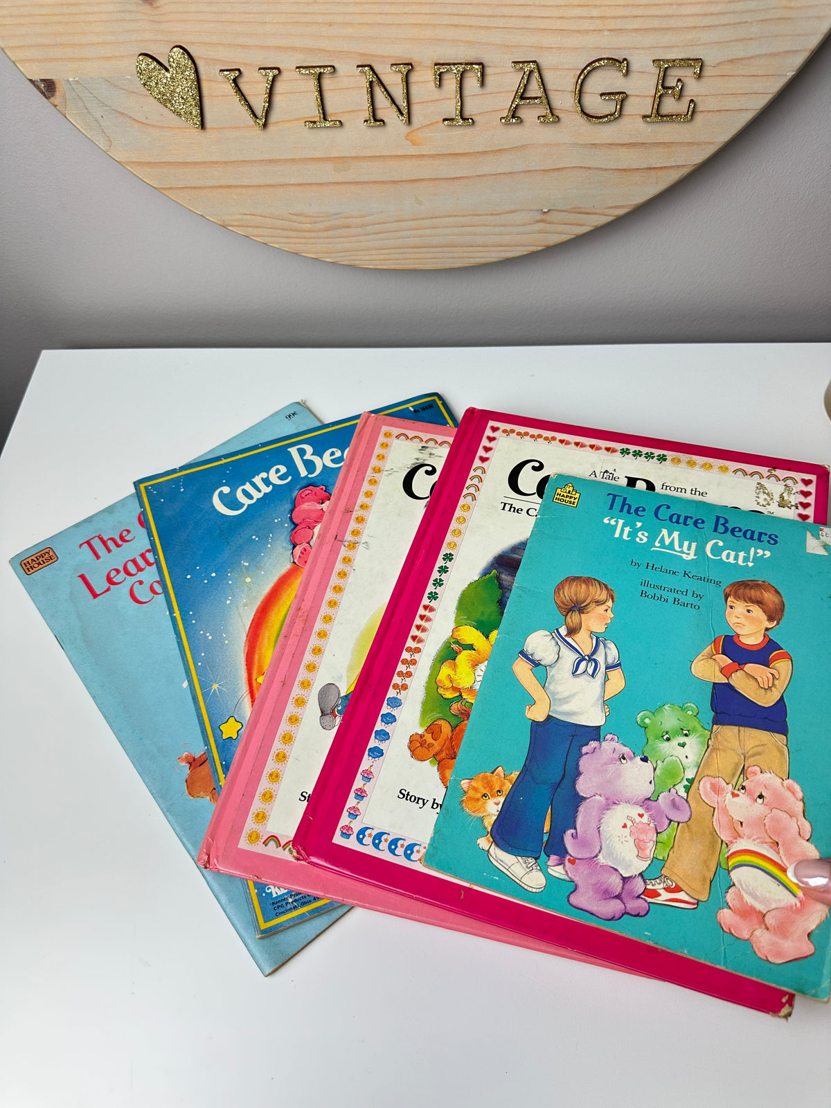 1980s Care Bears Books & Coloring Books Lot