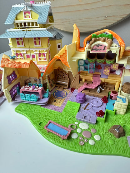 1990s Bluebird Polly Pocket Playset Lot