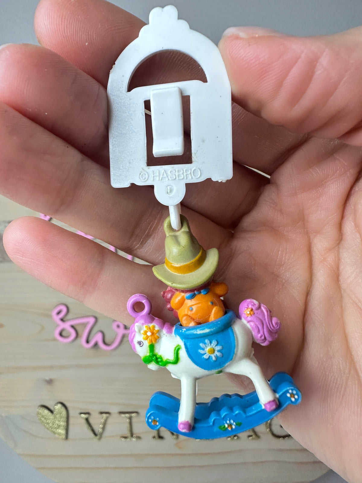 1980s Hasbro Charmkins Johnny Jump Up with Lazy Daisy with Clip