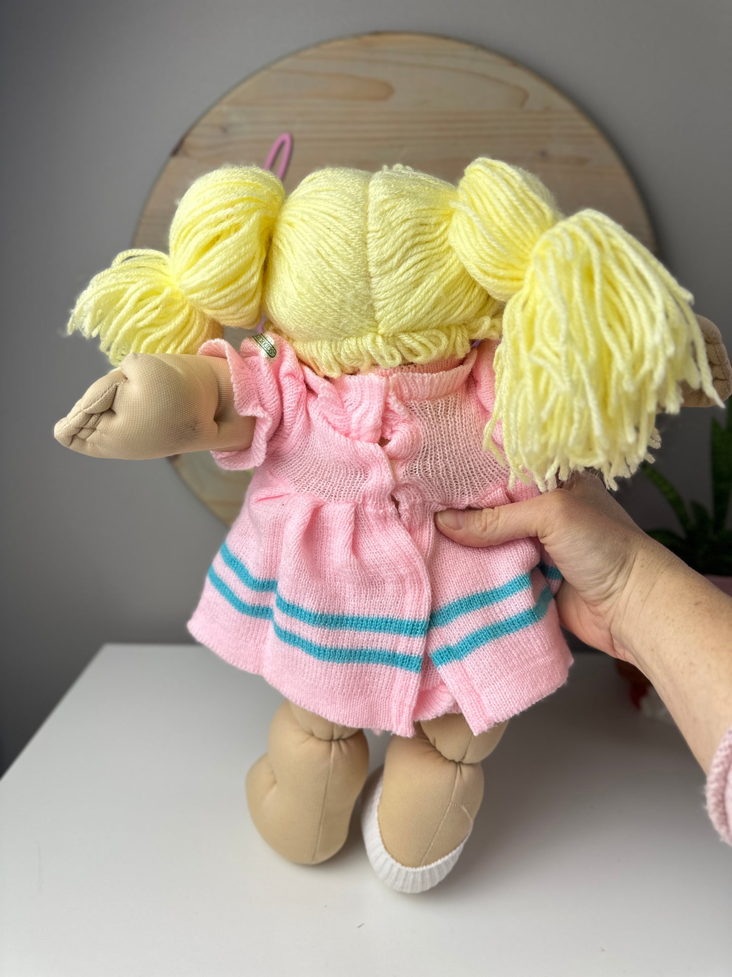1980s Coleco Cabbage Patch Girl [Blonde Pigtails Blue Eyes]