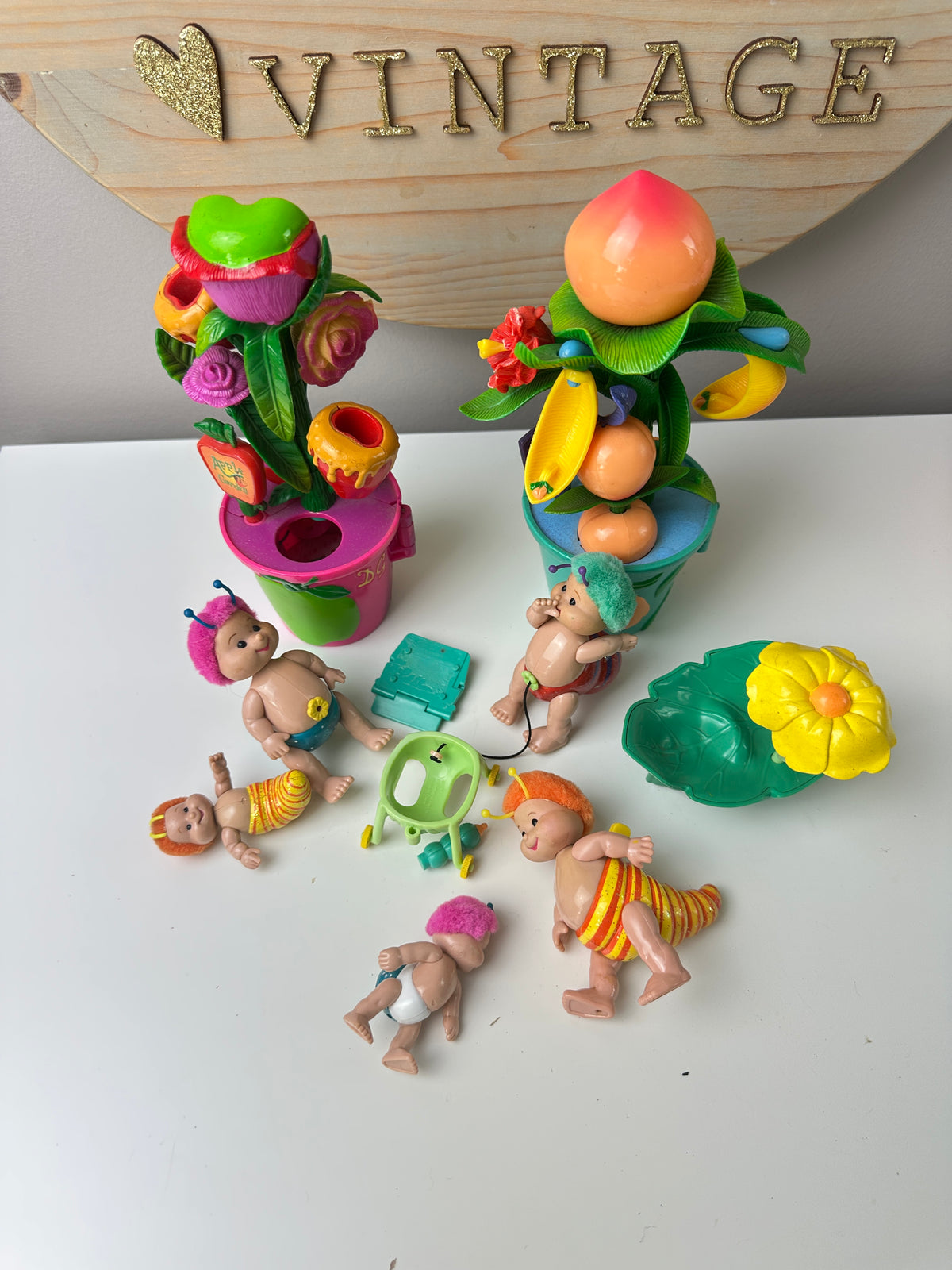 1998/1999 Trendmasters Dream Garden & Playmates Fuzzy Buzzies Lot