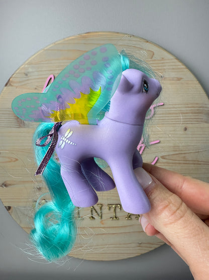 1980s Hasbro My Little Pony High Flyer Summerwing Pony with Ribbon